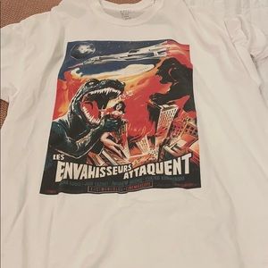 brand new godzilla brandy oversized graphic